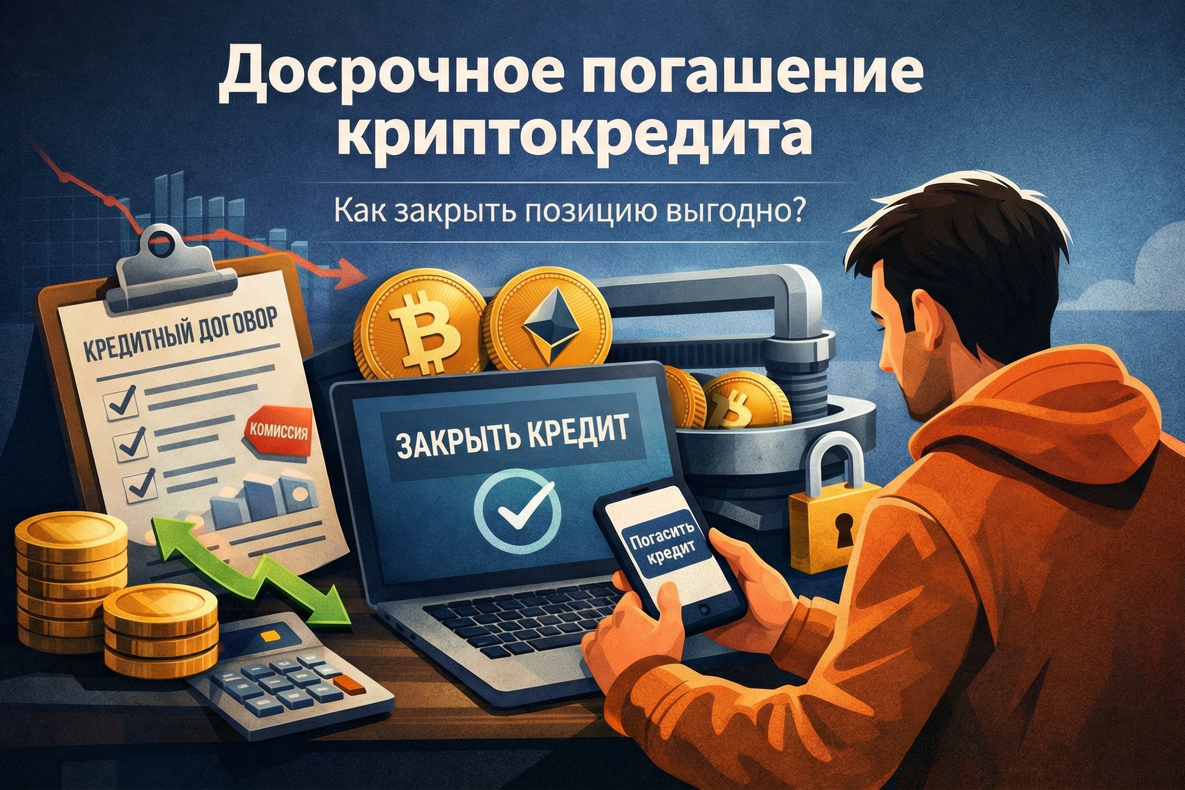 Как погасить криптокредит досрочно: стратегия, выгоды и подводные камни